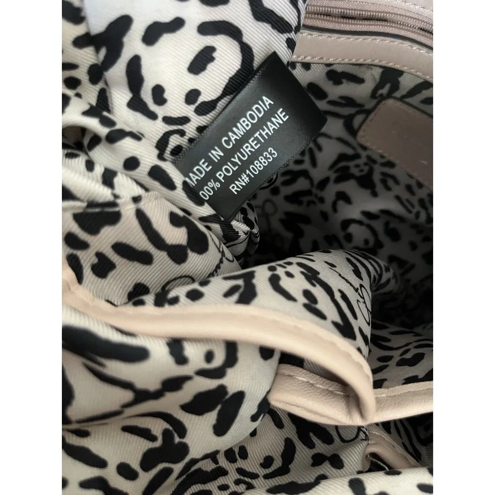 New! Jessica Simpson Camile Hobo Stud-Trim Shoulder Tote Bag